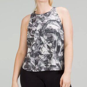 Lululemon - Swift Ventilated Racerback Running Tank Top - Take Flight Grey Multi